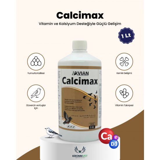 Calcimax 1 lt. kanatlılarda kalsiyum desteği