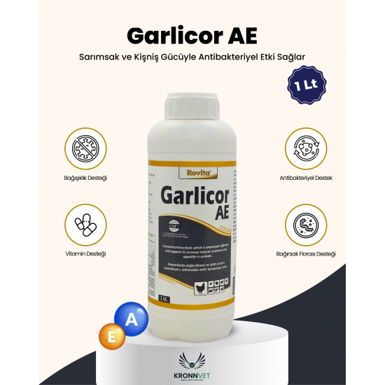 Garlicor Ae 1 Lt Sarımsak Özlü A Ve E Vitamin Desteği