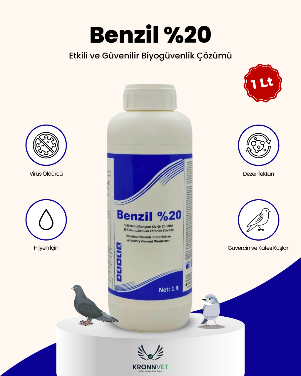 Royal İlaç Benzil %20 1 L Royal İlaç Benzil %20 1 L