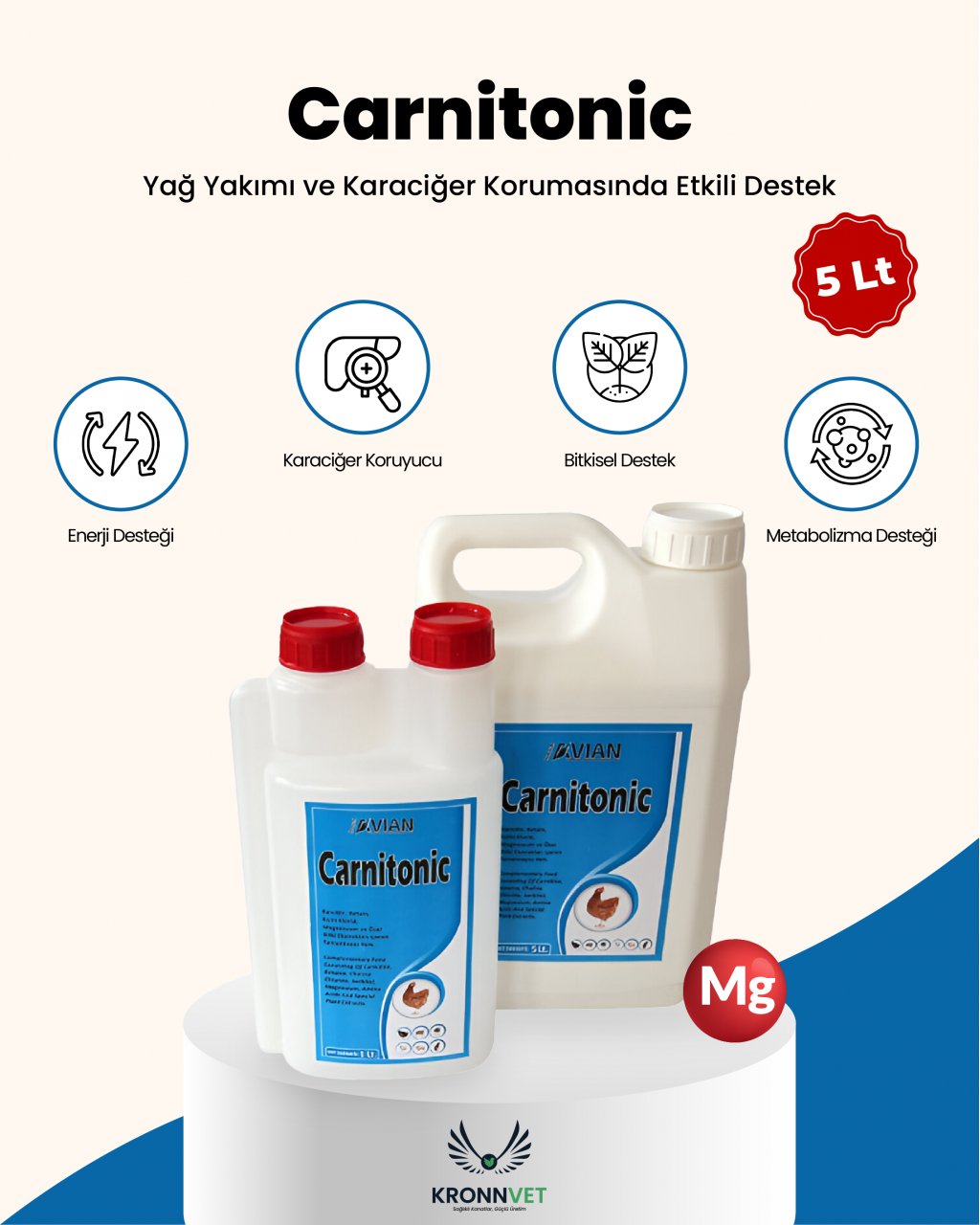 Royal İlaç Carnitonic 5 lt karaciğer desteği