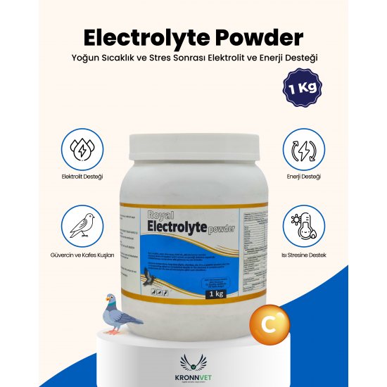 Royal İlaç Electrolyte Powder 1 KG Kanatlılarda Elektrolit Desteği Royal İlaç Electrolyte Powder 1 KG Kanatlılarda Elektrolit Desteği