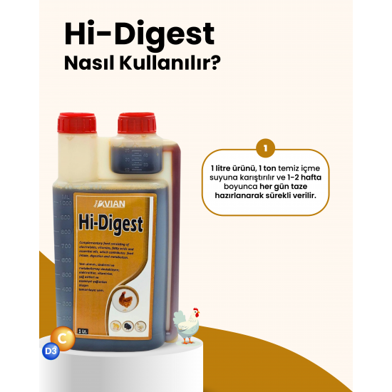 Hi Digest 1 Lt Kanatlılarda Sindirim Desteği