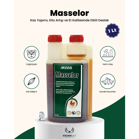 Royal İlaç Masselor 1 L Kanatlılarda Kilo Alımı Ve Kas Desteği Royal İlaç Masselor 1 L Kanatlılarda Kilo Alımı Ve Kas Desteği