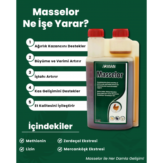 Royal İlaç Masselor 1 L Kanatlılarda Kilo Alımı Ve Kas Desteği Royal İlaç Masselor 1 L Kanatlılarda Kilo Alımı Ve Kas Desteği