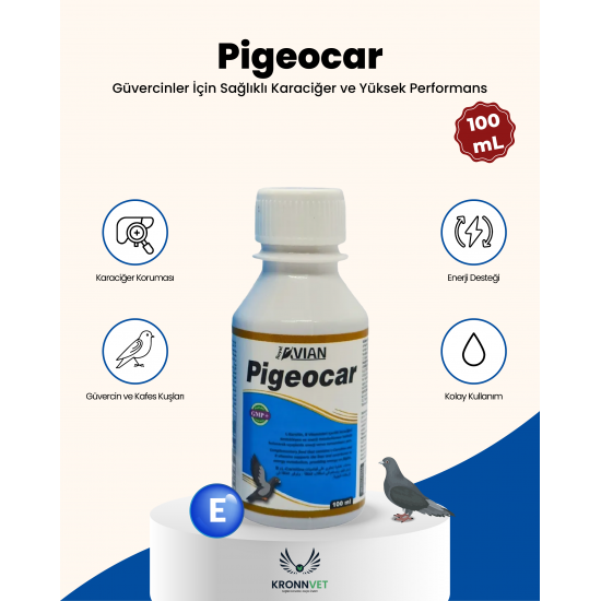 Royal İlaç Pigeocar 100 ML Kafes Kuşlarında Karaciğer Desteği