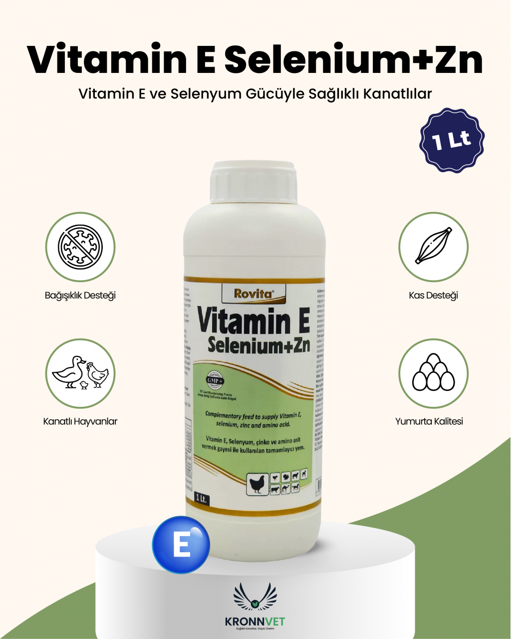Vitamin-E Selenyum+Zn 1 Lt