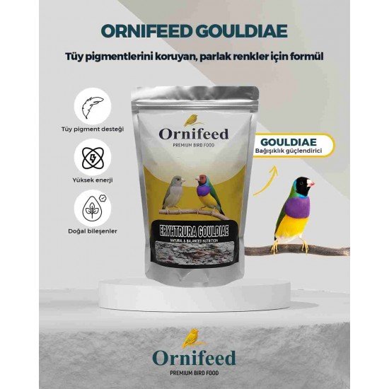 Ornifeed Erythrura Gouldiae Egzotik Kuş Maması 1 kg