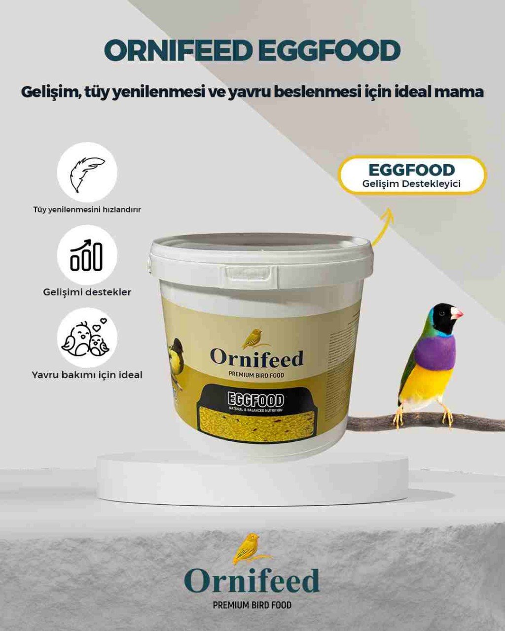 Ornifeed Egg Food Canary Kanaryalar için yumurta maması 5 kg
